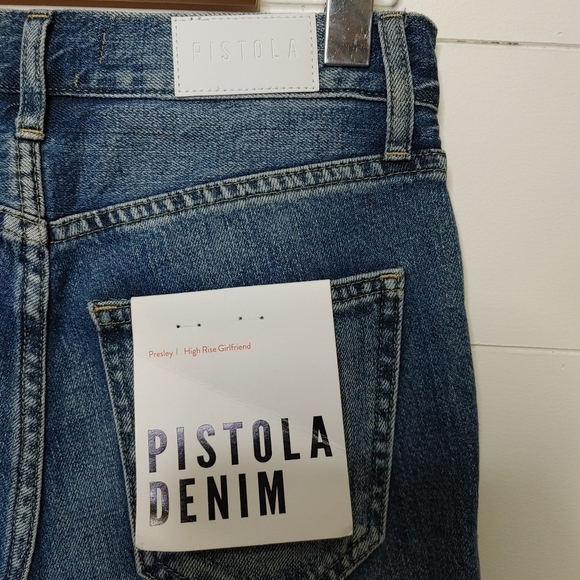 PISTOLA Presley high rise girlfriend jeans size 25 - Picture 7 of 11